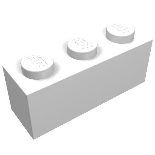 Part 3622 - Brick 1 x 3 - De BrickPlaats