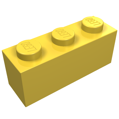 Part 3622 - Brick 1 x 3 - De BrickPlaats