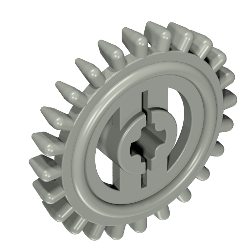 Part 3650a - Technic, Gear 24 Tooth Crown - Not Reinforced - De BrickPlaats