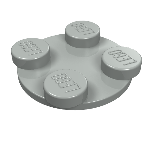 Part 3679 - Turntable 2 x 2 Plate, Top - De BrickPlaats