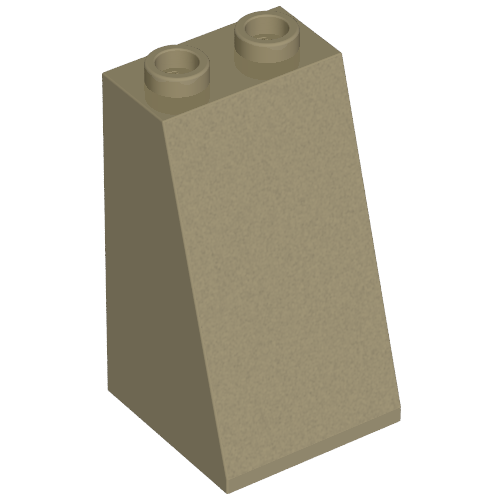Part 3684a - Slope 75 2 x 2 x 3 - Hollow Studs - De BrickPlaats