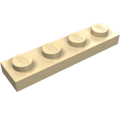 Part 3710 - Plate 1 x 4 - De BrickPlaats