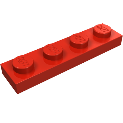 Part 3710 - Plate 1 x 4 - De BrickPlaats