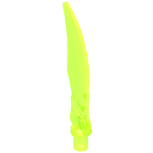 Part 37341a - Minifigure, Weapon Sword Curved Blade with Bar - De BrickPlaats