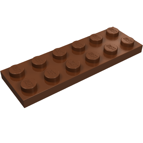 Part 3795 - Plate 2 x 6 - De BrickPlaats