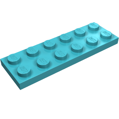 Part 3795 - Plate 2 x 6 - De BrickPlaats
