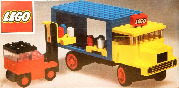 Set 381 - Lorry and Fork Lift Truck - De BrickPlaats