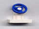 Part 3829c02 - Vehicle, Steering Stand 1 x 2 with Blue Steering Wheel - De BrickPlaats