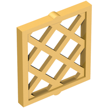 Part 38320 - Pane for Window 1 x 2 x 2 Lattice Diamond - De BrickPlaats
