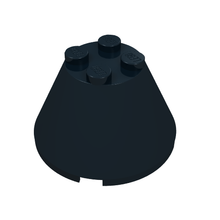 Part 3943a - Cone 4 x 4 x 2 without Axle Hole - De BrickPlaats