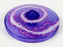 Part 3960px2 - Dish 4 x 4 Inverted (Radar) with Solid Stud with White Electrical Spiral Pattern - De BrickPlaats