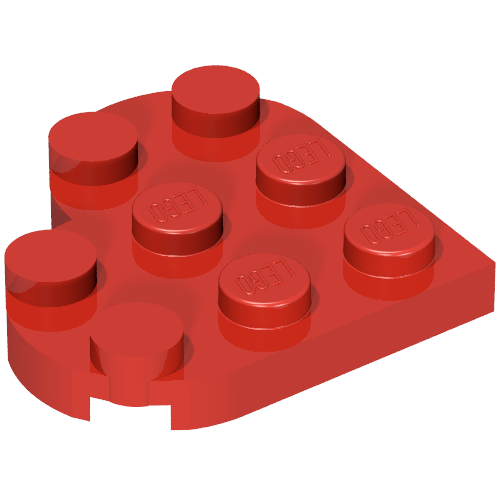 Part 39613 - Plate, Round 3 x 3 Heart - De BrickPlaats