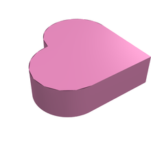 Part 39739 - Tile, Round 1 x 1 Heart - De BrickPlaats