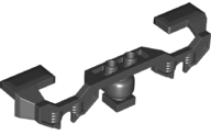 Part 39886 - Train Motor 9V Decorative Side with Open Hub Points (fits RC Train Motor) - Smooth Ends - De BrickPlaats