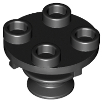 Part 40145 - Plate, Round 2 x 2 Thin with Rotation Stem - De BrickPlaats