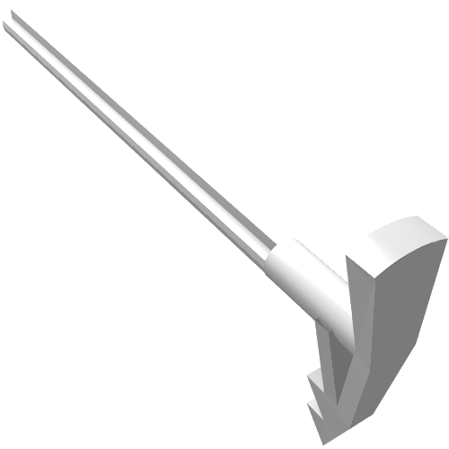 Part 40582 - Bionicle Weapon Long Axle Ice Axe - De BrickPlaats