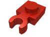 Part 4085d - Plate, Modified 1 x 1 with Open O Clip Thick (Vertical Grip) - De BrickPlaats