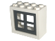 Part 4132c03 - Window 2 x 4 x 3 - Solid Studs with Dark Bluish Gray Pane (4132 / 4133) - De BrickPlaats