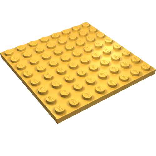 Part 41539 - Plate 8 x 8 - De BrickPlaats