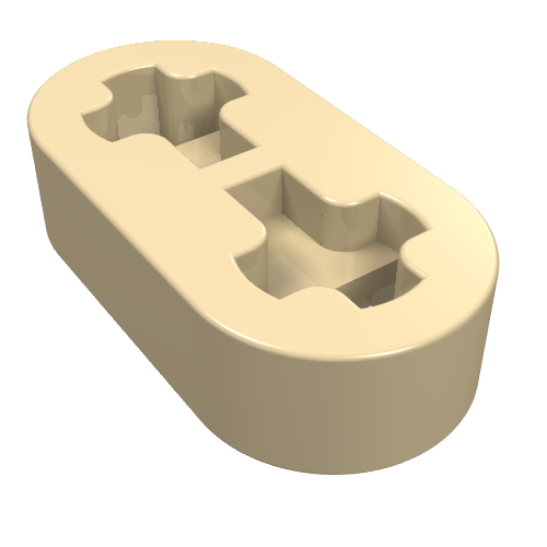 Part 41677 - Technic, Liftarm Thin 1 x 2 - Axle Holes - De BrickPlaats