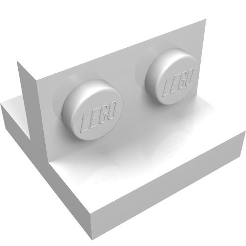 Part 41682 - Bracket 2 x 2 - 1 x 2 Centered - De BrickPlaats