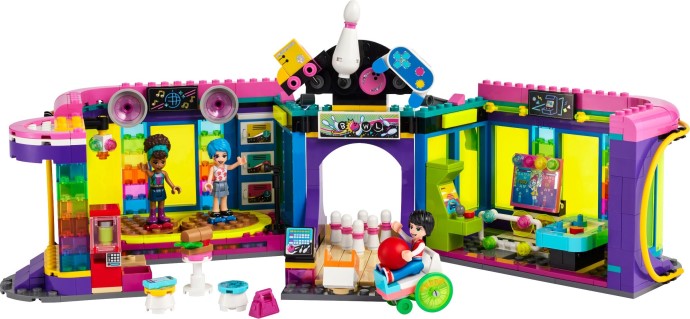 LEGO® Friends Roller Disco Arcade 41708 Building Kit - De BrickPlaats