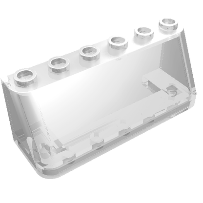 Part 4176 - Windscreen 2 x 6 x 2 - De BrickPlaats