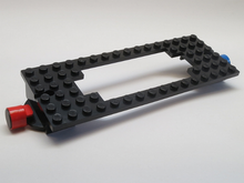 Part 4178a - Train Base 6 x 16 Cutout and Holes with Magnets - De BrickPlaats