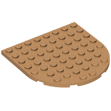 Part 41948 - Plate, Round 8 x 8 Rounded End - De BrickPlaats