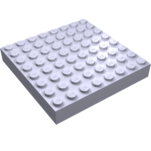 Part 4201 - Brick 8 x 8 - De BrickPlaats