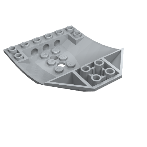 Part 42021 - Cockpit 8 x 6 x 2 Curved - De BrickPlaats