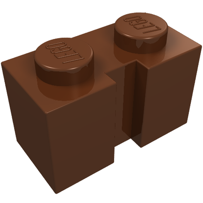 Part 4216 - Brick, Modified 1 x 2 with Channel - De BrickPlaats