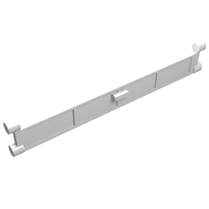 Part 4218 - Garage Roller Door Section without Handle - De BrickPlaats