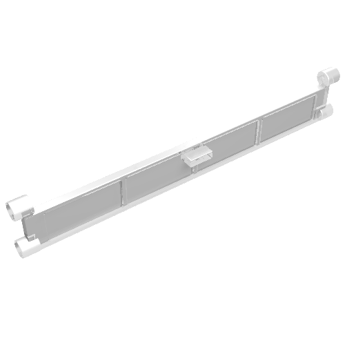Part 4218 - Garage Roller Door Section without Handle - De BrickPlaats