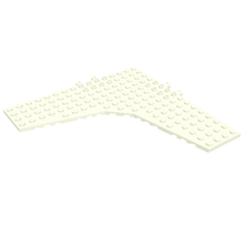 Part 42609c01 - Wedge, Plate 16 x 16 x 1 with 4 Pins - De BrickPlaats