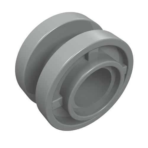Part 42610 - Wheel 11mm D. x 8mm with Center Groove - De BrickPlaats