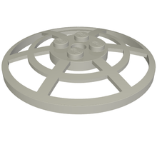 Part 4285b - Dish 6 x 6 Inverted (Radar) Webbed - Type 2 (Underside Attachment Positions at 90 degrees) - De BrickPlaats