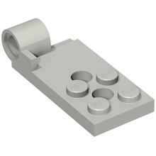 Part 43056 - Hinge Plate 2 x 4 with Pin Hole and 2 Holes - Bottom - De BrickPlaats