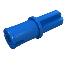 Part 43093 - Technic, Axle 1L with Pin with Friction Ridges - De BrickPlaats