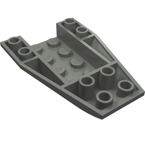 Part 43713 - Wedge 6 x 4 Triple Inverted Curved - De BrickPlaats