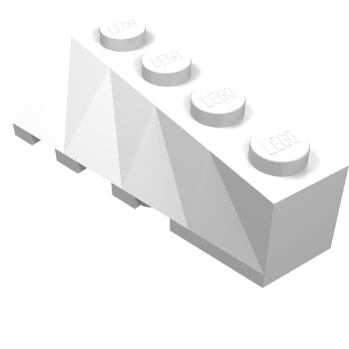 Part 43720 - Wedge 4 x 2 Sloped Right - De BrickPlaats