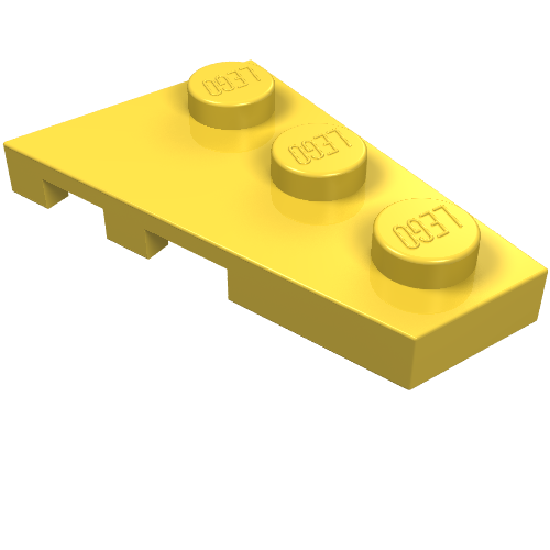 Part 43722 - Wedge, Plate 3 x 2 Right - De BrickPlaats