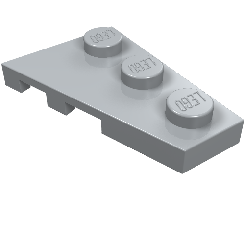 Part 43722 - Wedge, Plate 3 x 2 Right - De BrickPlaats