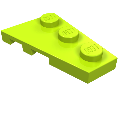 Part 43722 - Wedge, Plate 3 x 2 Right - De BrickPlaats