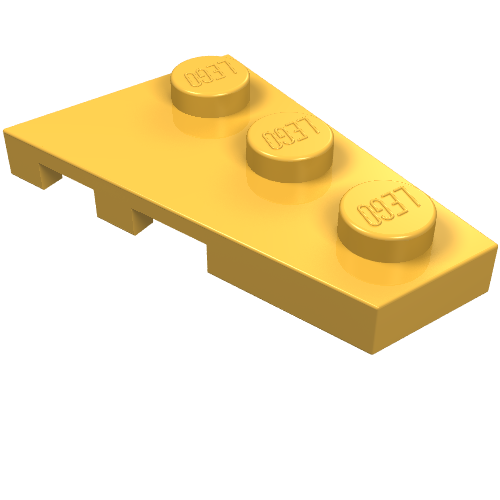 Part 43722 - Wedge, Plate 3 x 2 Right - De BrickPlaats