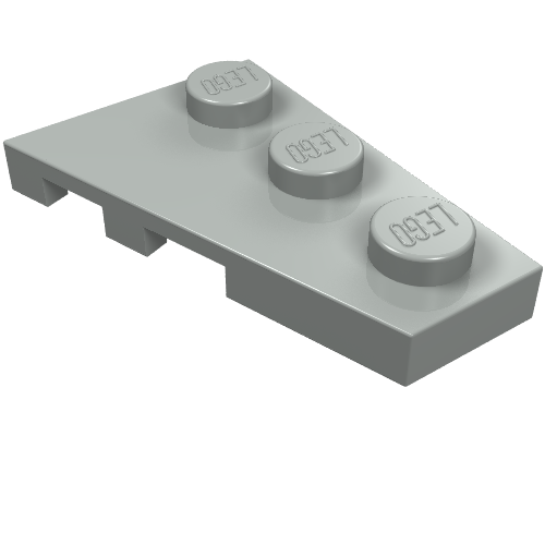 Part 43722 - Wedge, Plate 3 x 2 Right - De BrickPlaats
