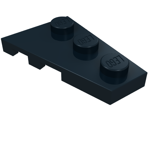 Part 43722 - Wedge, Plate 3 x 2 Right - De BrickPlaats