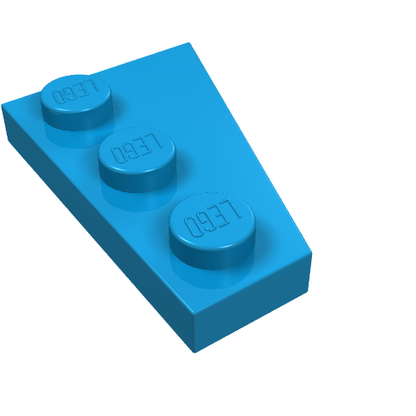Part 43723 - Wedge, Plate 3 x 2 Left - De BrickPlaats