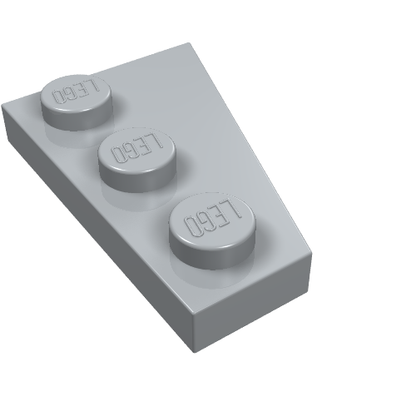 Part 43723 - Wedge, Plate 3 x 2 Left - De BrickPlaats