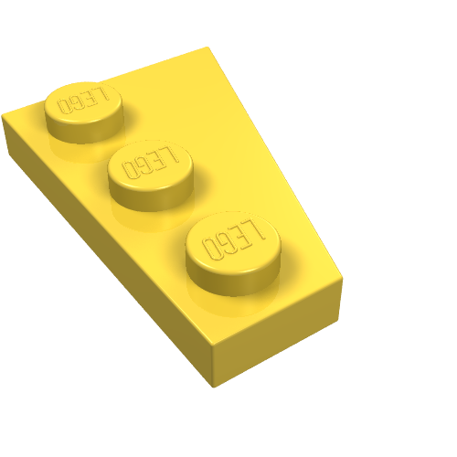 Part 43723 - Wedge, Plate 3 x 2 Left - De BrickPlaats